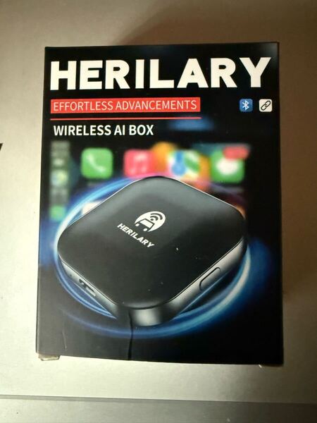 Herilary C1 carplay ai box CarPlayワイヤレスアダプター 有線接続のみの純正CarPlayを無線化する最新カープレイwirelessアダプター