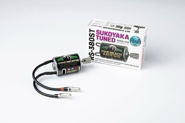 すこやかチューンモーター 10枚ピニオン付 ホーネットEVO パインビーチレースウェイ 380モーター DT02 DT03 タミヤ 送料込グラスホッパーb