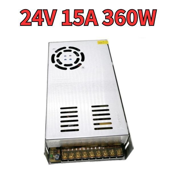 格安 AC DC コンバーター AC110V → DC24V 15A スイッチング電源 直流安定化電源 即納