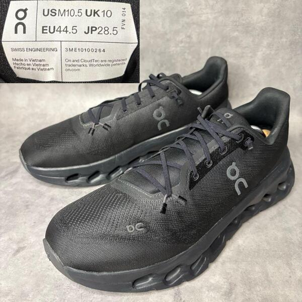 On Cloudtilt オン クラウドチルト ブラック 黒 US10.5 JP28.5cm スイス設計 美品 ランニングシューズ スポーツシューズ スニーカー 靴