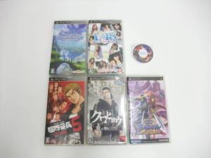 ゲーム祭 PSP Play Station Portable 6本 クロヒョウ 龍が如く 喧嘩番長 戦国BASARA AKB48 レディアントマイソロジー 動作未確認 中古品