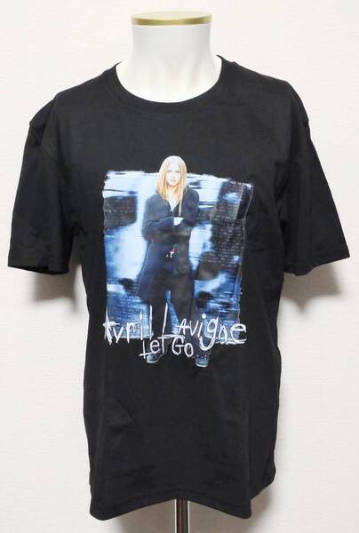 送料無料!【XLサイズ】アヴリル・ラヴィーン Tシャツ 半袖 レッツゴー ロックバンド ストリート パンク 病み系 ネオスマ