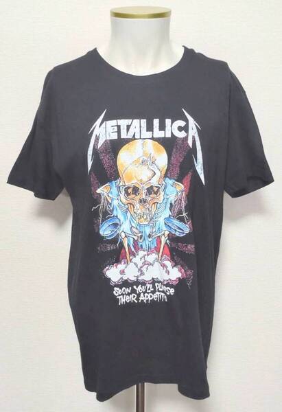 送料無料!【XXLサイズ】メタリカ ロックバンド Tシャツ 半袖 ロック ストリート パンク 病み系 ネオスマ