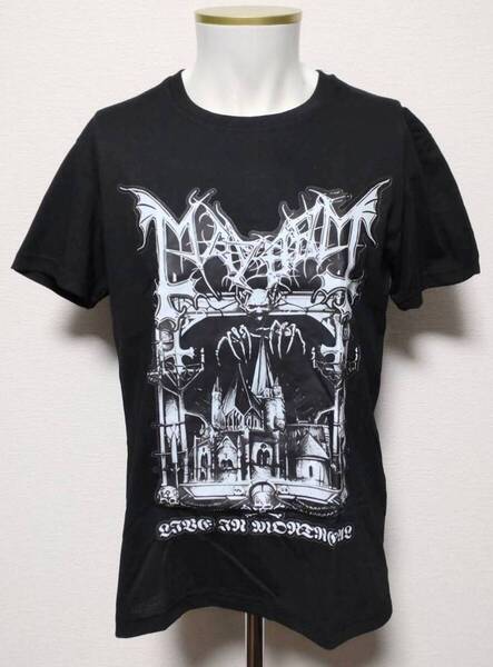 送料無料!【XLサイズ】メイヘム Tシャツ 半袖 ブラックメタル ロック ストリート パンク 病み系 ネオスマ