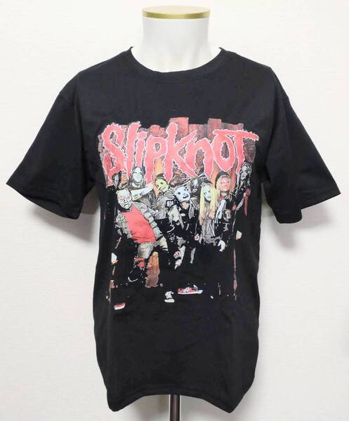 送料無料!【Mサイズ】スリップノット メンバー ロックバンド Tシャツ 半袖 ロック ストリート パンク 病み系 ネオスマ
