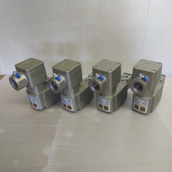 4台 SMC 防爆形 5ポートソレノイドバルブ 50-VFE3130-5E2-02 電磁弁 50-VF3-5E DC24V ソレノイド