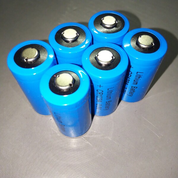訳有り現状品 CR123A 6本 リチウム電池 カメラ電池 3.0V 1300mAh 推奨期限切れ