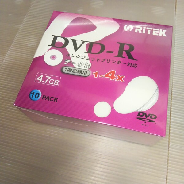 10枚 RiTEK DVD-R 4.7GB 1-4x データ用