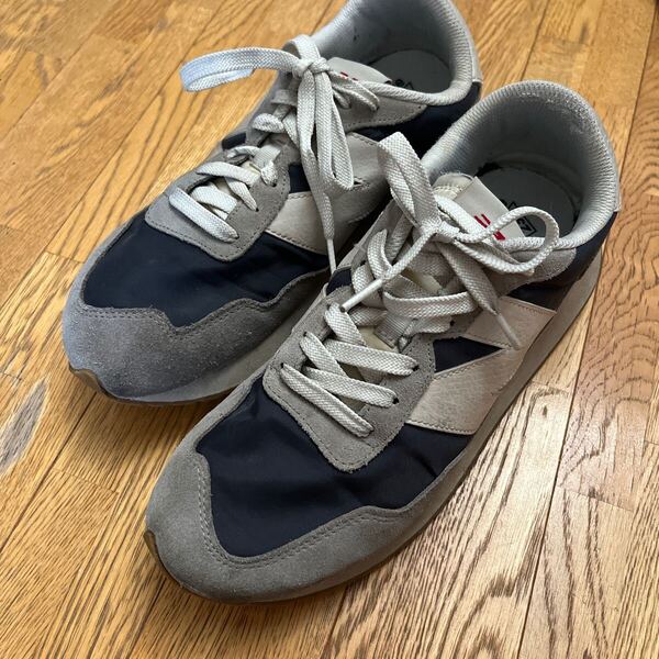 New Balance スニーカー ネイビー×グレー 26.5cm