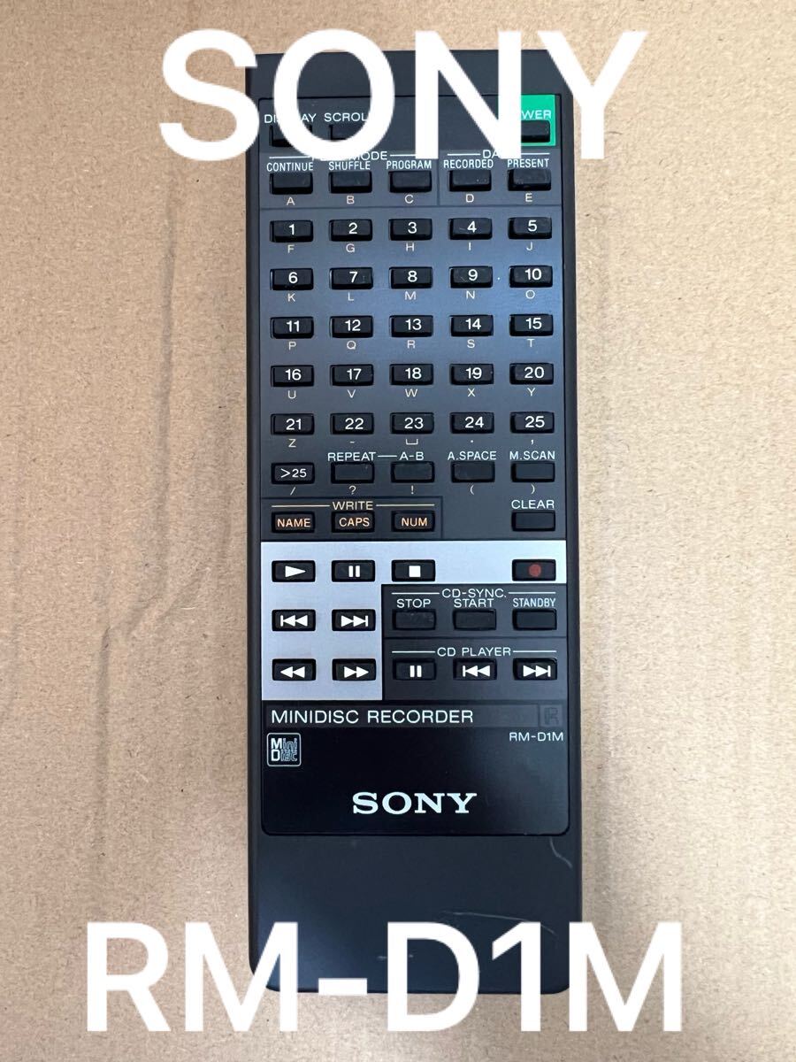 SONY オーディオリモコン RM-D1M rdzdsi3 Yahoo!オークション -「rm-d1m」(オーディオ機器) の落札相場