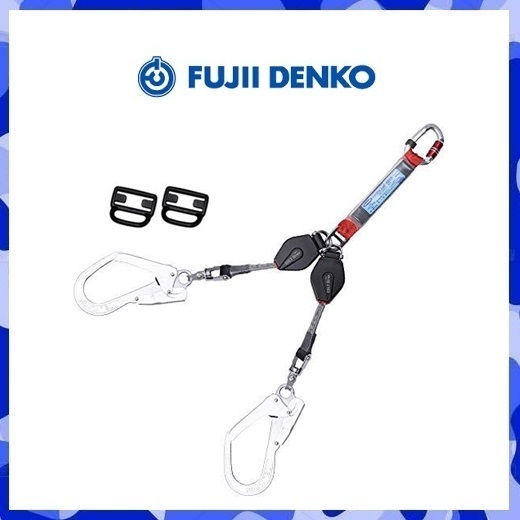 SALE 【 新品 送料無料 】 ツヨロン TSUYORON 藤井電工 コルトリトラ 巻取 ツイン ランヤード 墜落制止用器具 新規格 適合品 フルハーネス