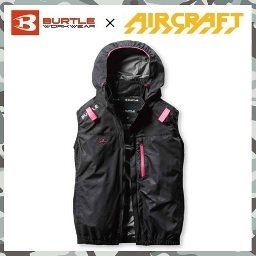 限定色 2025 新商品 【 新品 送料無料 】 L バートル BURTLE サイド ファン AC ベスト 空調服 AC2064 カモフラ ブラック エアー クラフト