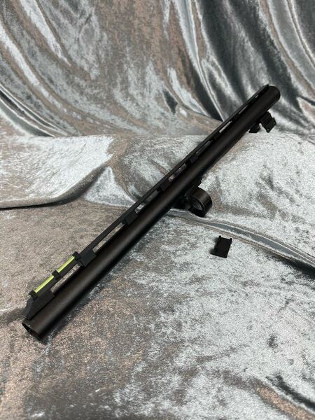 #5 東京マルイM3 CYMA M3 M870用 グリーン集光サイト付きバレルリブ Ver.2(未組立)