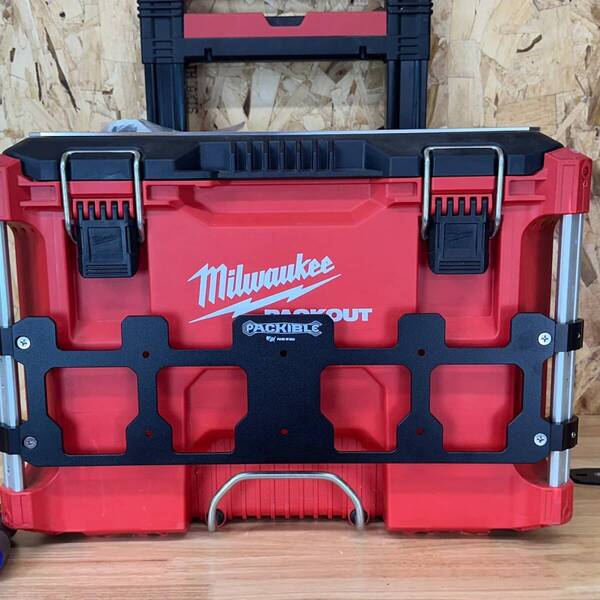 ミルウォーキー パックアウト カスタムパーツ フロント/バック マウント ブラック Milwaukee packout Front/Back Mount PACKIBLE
