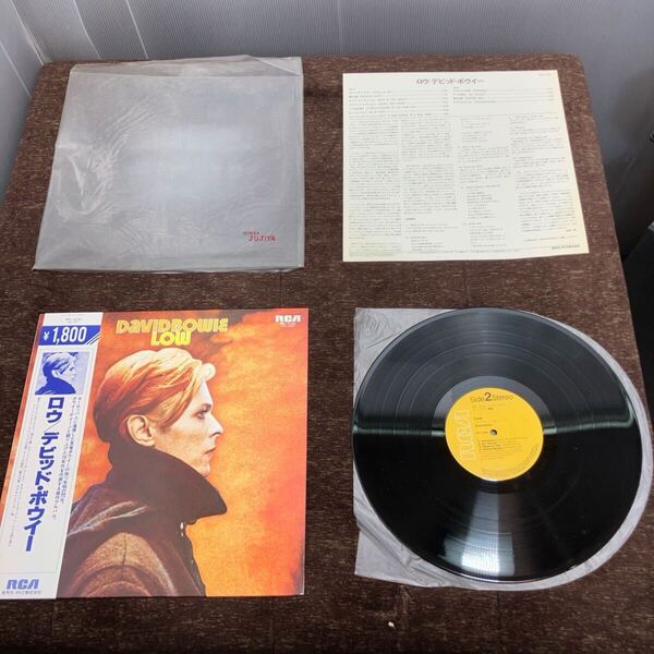 David Bowie Low デビッド ボウイ ロウ LP レコード 帯付