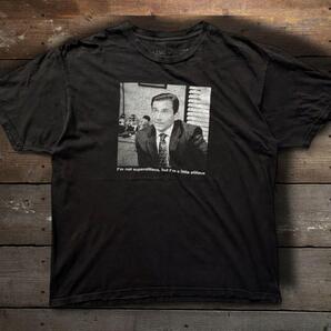 00s THE OFFICE ムービーTシャツ マイケルスコット プリント 黒
