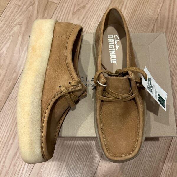 新品 クラークス ワラビー Wallabee Cup ヌバック UK6.5 25.5cm