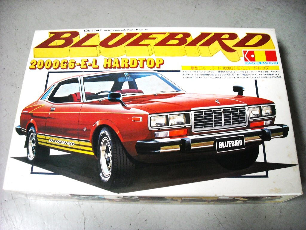 グンゼ産業 日産 ブルーバード2000G6-E-L HT 1/20 未組立
