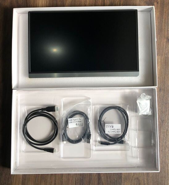 【美品】 cocopar 15.6インチ モバイルモニター モバイルディスプレイ dg-156mx PSE認証 IPSパネル PORTABLE MONITOR