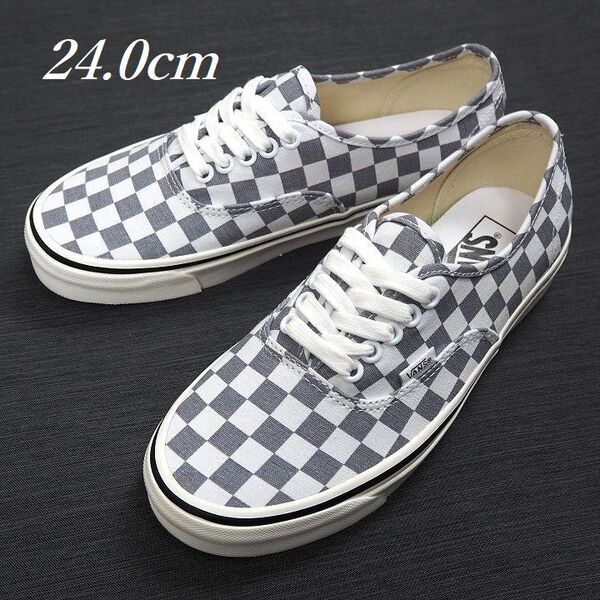 T168 新品 VANS バンズ AUTHENTIC 44 DX オーセンティック スニーカー アナハイム チェッカー 24cm
