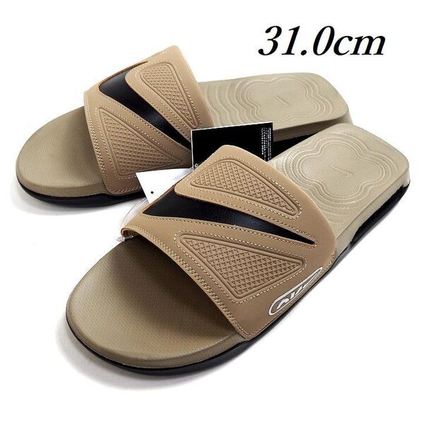 T215 新品 NIKE ナイキ AIR MAX CIRRO SLIDE エア マックス シロ スライド サンダル カーキ/ブラック 31cm