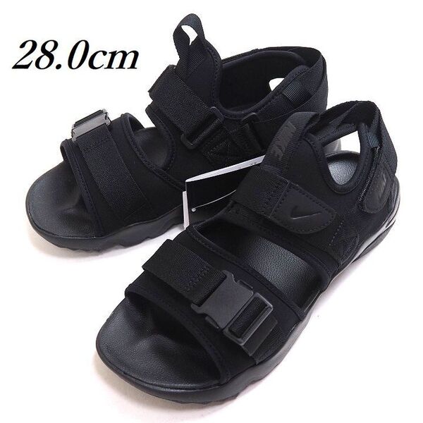 T236 新品 NIKE ナイキ CANYON SANDAL キャニオン サンダル トリプルブラック 28cm
