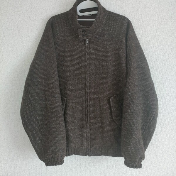AURALEE 24AW LAMA SHETLAND TWEED BLOUSON