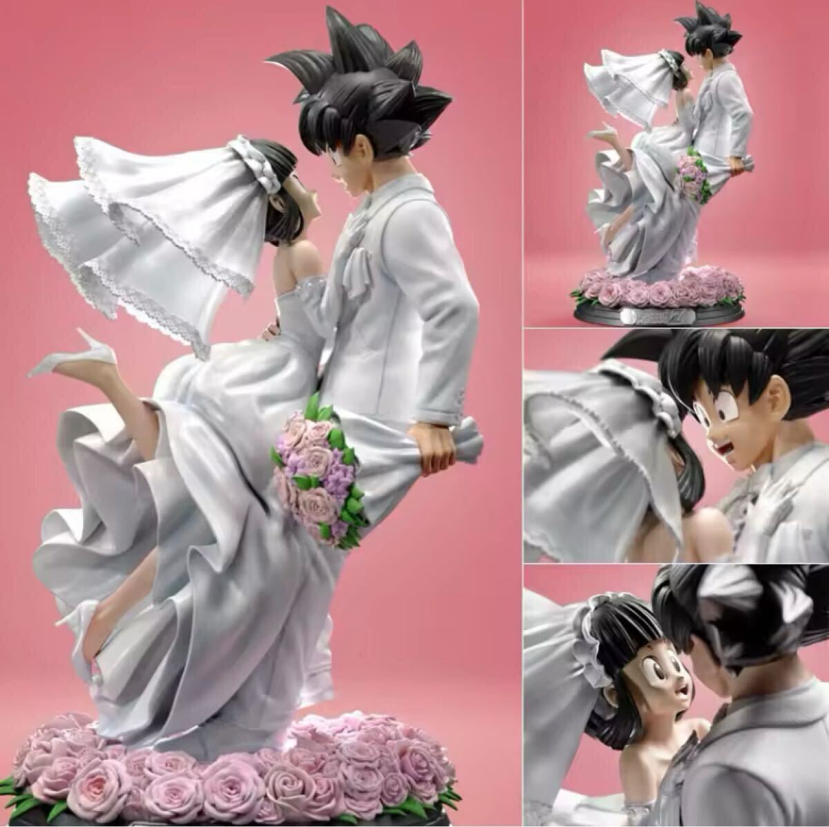 即日配送】ドラゴンボール フィギュア 孫悟空&チチ 結婚式ver