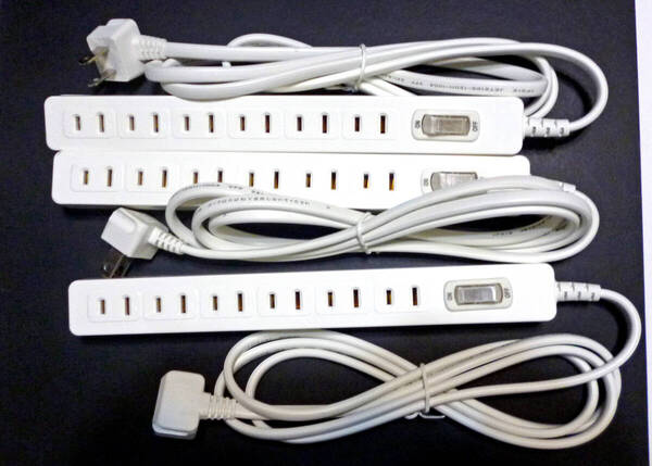 送料無料 新品 イケア 電源タップ 6個口 3個セット