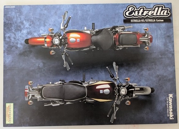 エストレヤ / Estrella (BA-BJ250A) 車体カタログ 2000年1月 ESTRELLA- BJ250A 古本・即決・送料無料 管理№ 8295 U