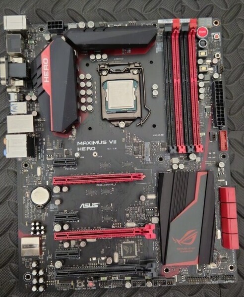 【動作確認済】ASUS MAXIMUS VII HERO + i7 4790k セット Z97 LGA1150 完動品