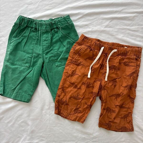 キッズ服 ハーフパンツ 男の子 130 ユニクロ UNIQLO H&M 夏 ショートパンツ 半ズボン 短パン キッズ パンツ アウトドア