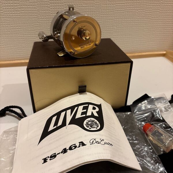 ブライトリバー fs-46a Deluxe デラックス 希少 ベイトリール Bright liver