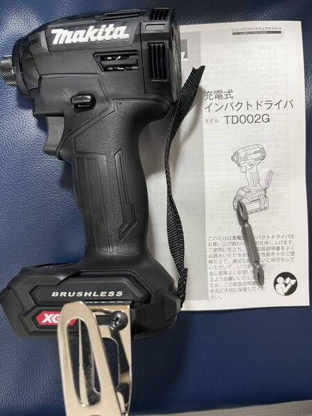 最新モデル makita マキタ 充電式インパクトドライバー TD002DRGX 未使用 送料無料 マキタインパクトドライバー 40V ブラック