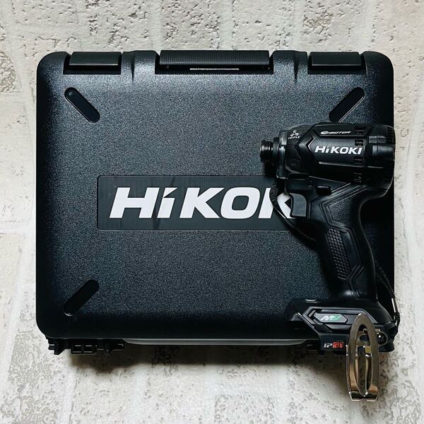 新品 HiKOKI(ハイコーキ) コードレス インパクトドライバ 36V マルチボルト ストロングブラック WH36DC 本体+ケースセット