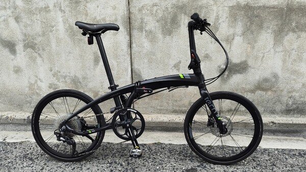 美品 送料込 TERN VERGE P10 ターン ヴァージュp10 折り畳み自転車 ブラック 輪行袋オマケ 2020〜2023モデル