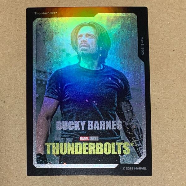 サンダーボルツ IMAX 特製コレクタブルカード vol.2 バッキーバーンズ セバスチャンスタン トレカ BUCKY アベンジャーズ 入場者特典