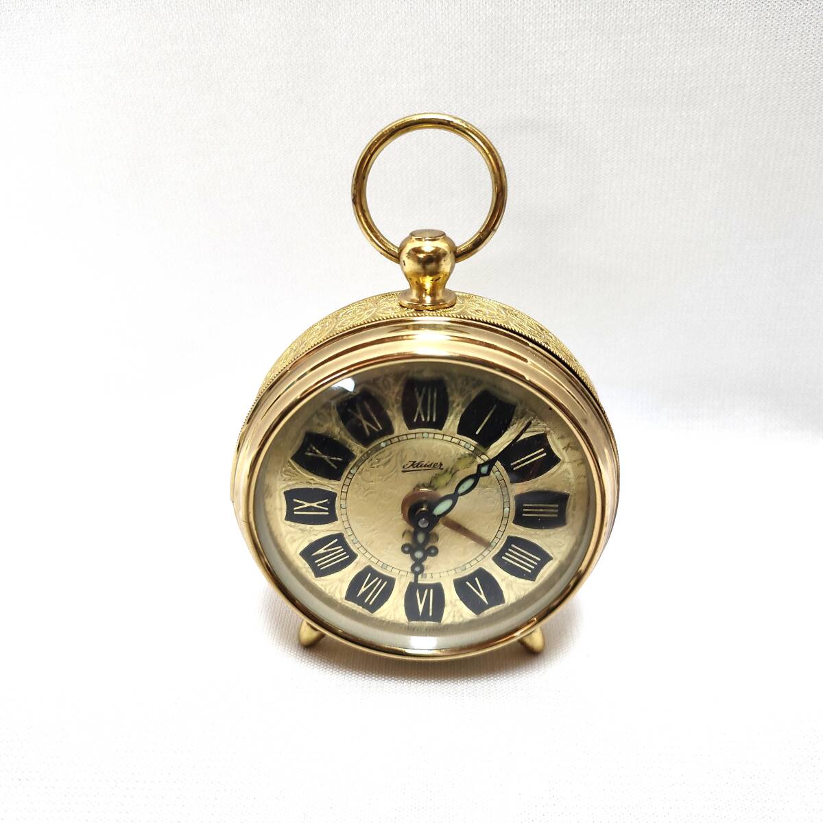 ▽※前Da1022 ドイツ製 Schatz シャッツ 手巻き 置時計 ジャンク ▽※前Da1022 ドイツ製 Schatz シャッツ 手巻き 置時計 ジャンク