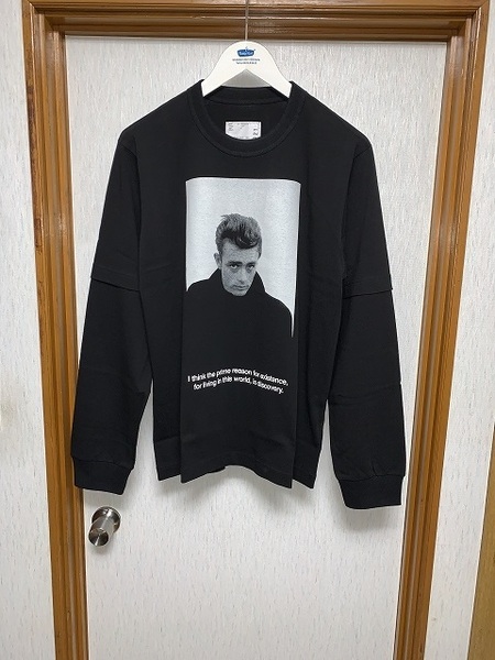 4 新品 25ss sacai James Dean L/S T-shirt