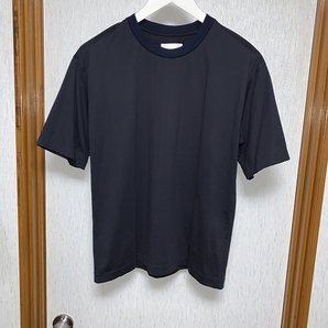 46 新品同様 24ss STILL BY HAND 襟ニット編み Tシャツ CS03241