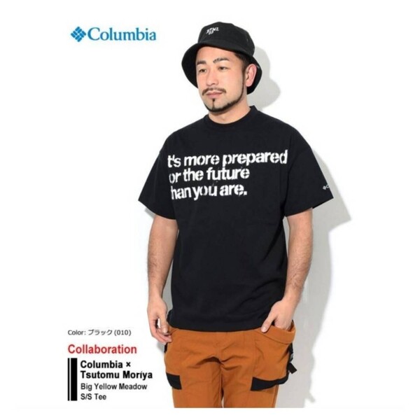 コロンビア TシャツL 半袖 Columbia メンズ 守矢努 ビッグ イエロー メドー コラボ ( Tsutomu Moriya Big Yellow Meadow S/S Tee PM1880 )