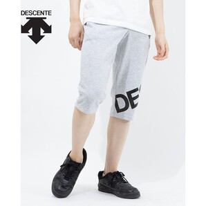 DESCENTE(デサント)メンズ スウェットクォーターパンツ 7分丈スウェットパンツ L DX-C0787AP (グレー)