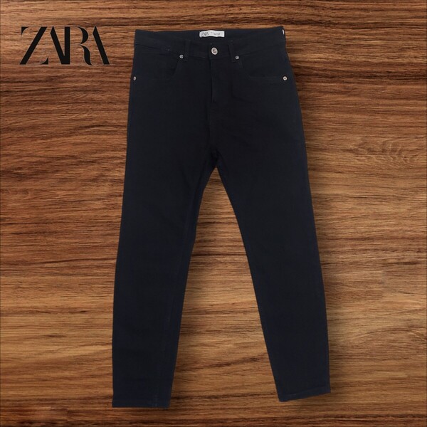 ZARA MANザラマンHWテーパードアンクルスキニーデニムパンツW32 トルコ製