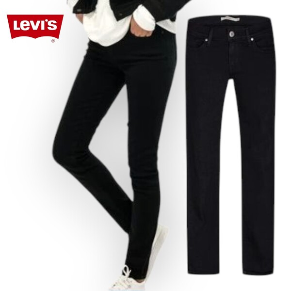 美脚 Levi's 711 SKINNY リーバイススキニーデニムパンツW26