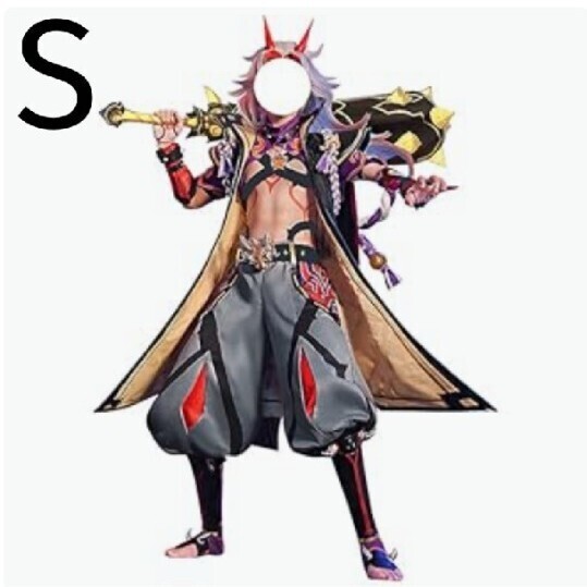 新品未使用 S 原神 トーマ コスプレ げんしん風 稲妻 渡来介者 コスプレ衣装 Genshin impact風 衣装 アクセサリー フルセット ウィッグなし