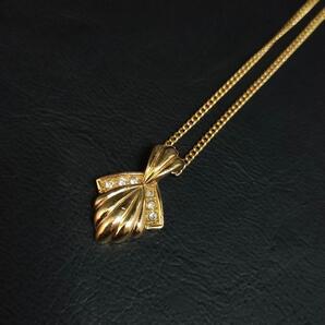 【美品】Dior ディオール ネックレス ゴールド CDロゴ シェル 貝殻
