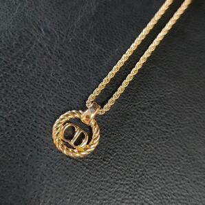 【極美品】Diorディオール ネックレス ゴールド サークル ラウンド CDロゴ