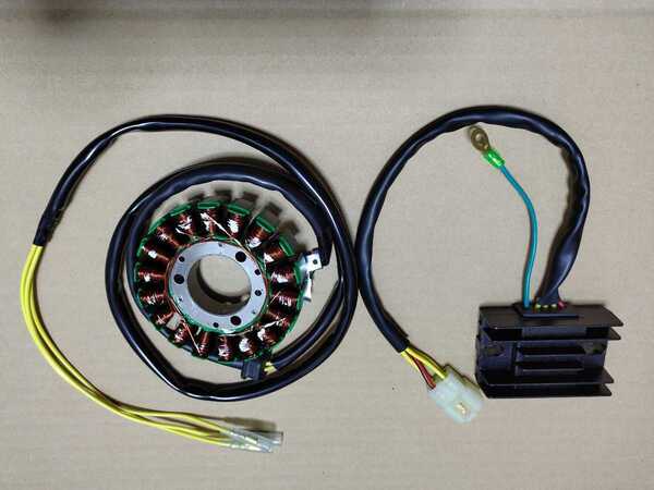 PAYPAY SUZUKI GSX400F GSX400FS インパルス用 ダイナモ レギユレータ レクチファイヤー セット 新品 電装品 高品質