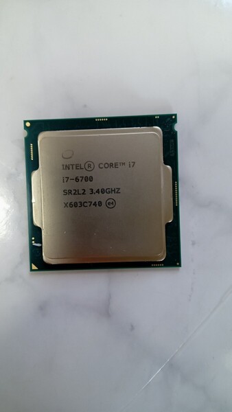 K3775 INTEL CPU CORE i7-6700 3.40GHZ インテル 動作品 現状品 送料無料