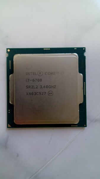 K3778 INTEL CPU CORE i7-6700 3.40GHZ インテル 動作品 現状品 送料無料